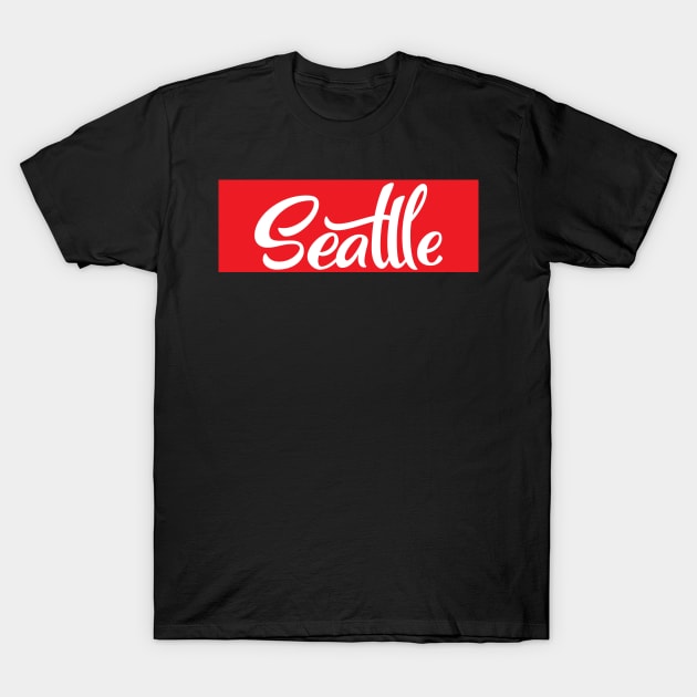 Seattle T-Shirt by ProjectX23Red